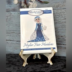 Embroidery “Mylar Fair Maidens”by Purely Gates Embroidery for Embroidery Machine